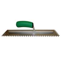 Ultragrip Extra Long Notched Trowels by Barwalt Tools