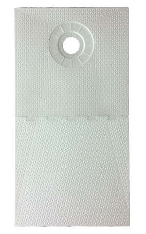 Pro 32 x 60 Inch Offset Drain Shower Pan for Shower Systems by Pro-Source Center