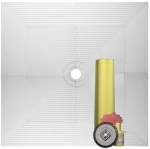 Pro 72 x 72 Shower Systems Waterproofing Kit for Tile Showers