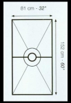 Schluter Kerdi Shower Pan ST-81 152 32x60 Center Drain
